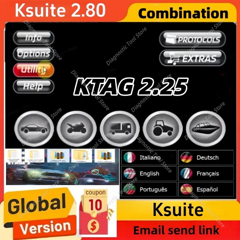 Tractor Implement - Программное обеспечение Ktag 2.25 и Ksuite