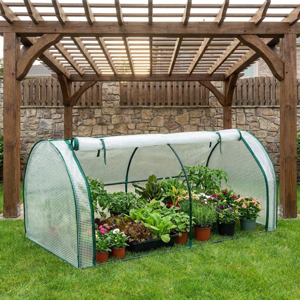 Greenhouse Plastic Film - Прозрачная мини-теплица для растений: пластиковый водонепроницаемый