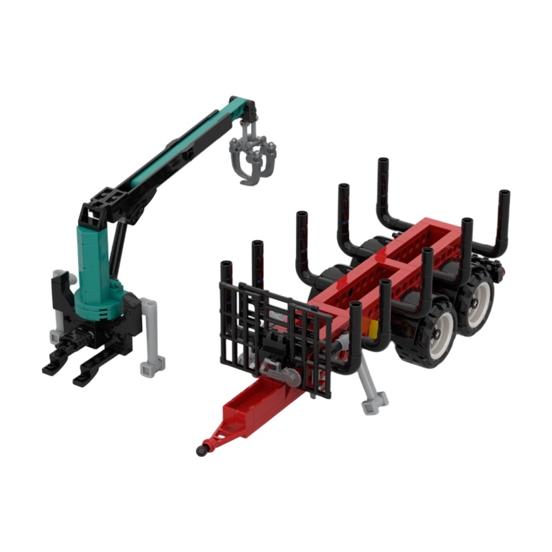 Agriculture Farming Vehicles - Конструктор City Tractor MOC, модель сельскохозяйственной