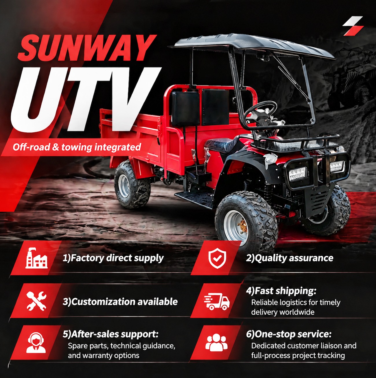 Мощный квадроцикл Power ATV -  – обзор и цена Agriculture Farming Vehicles